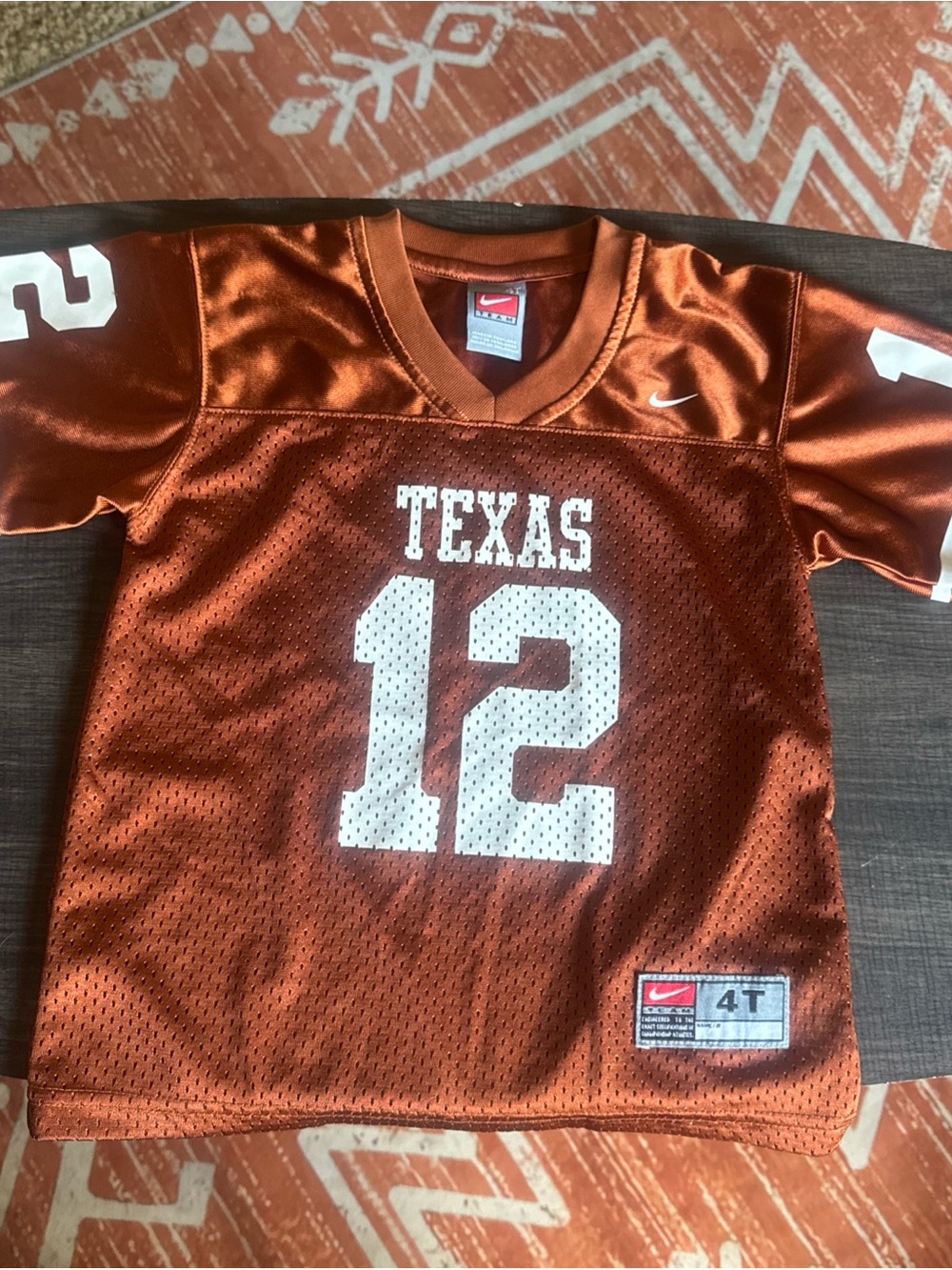 Nike Team ‘Authentic’ Colt McCoy Jersey size 4T Texas Longhorns Stitched UT NCAA